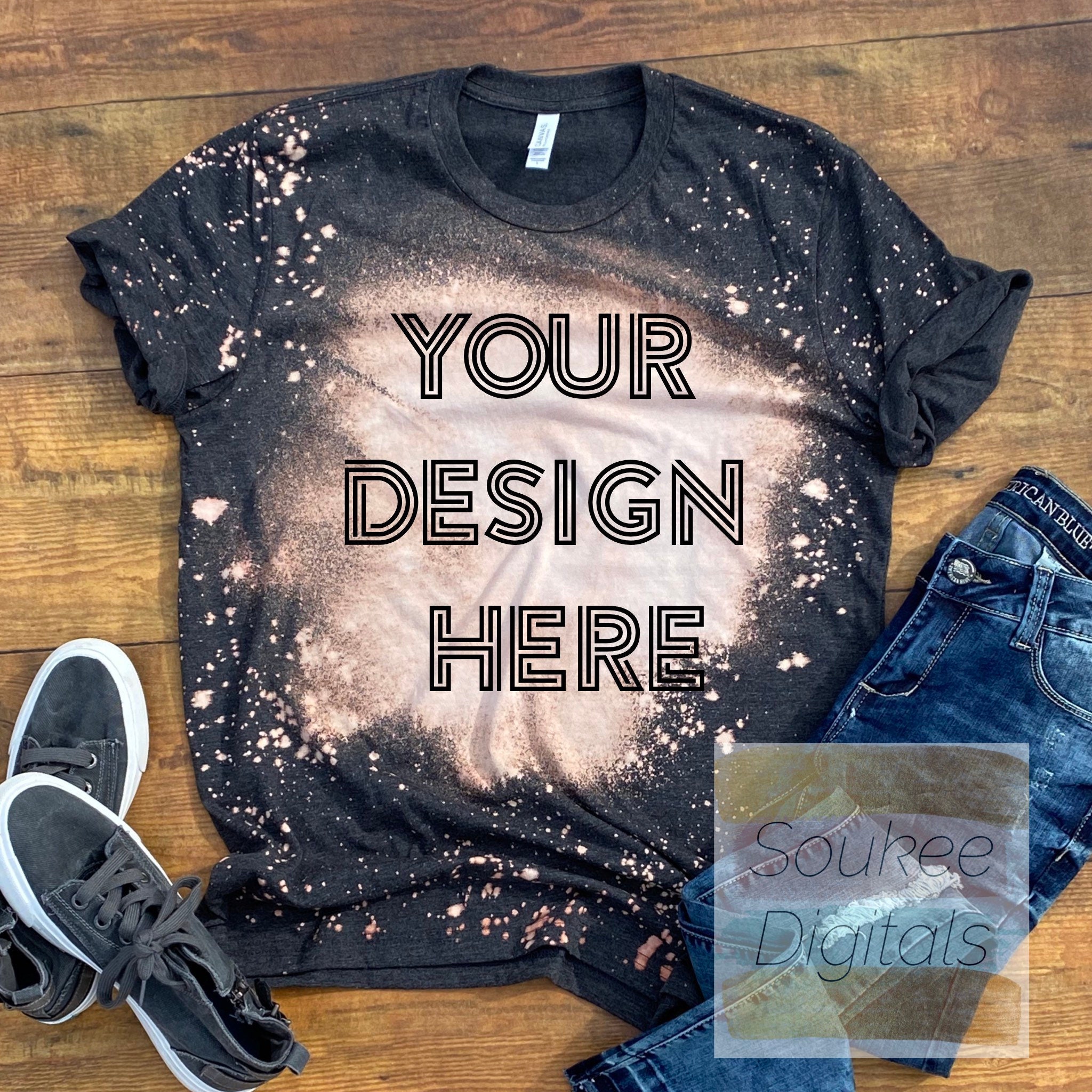 bella canvas bleached shirts