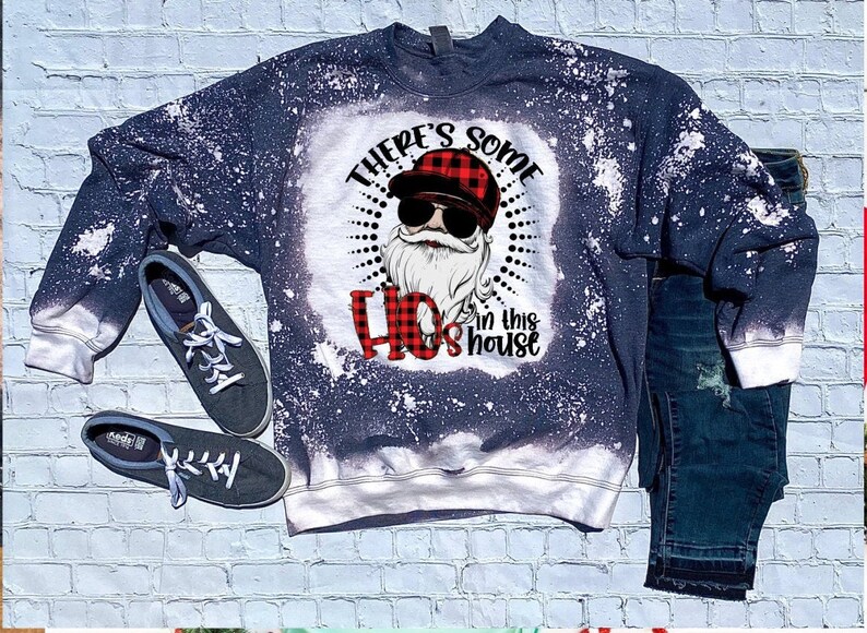 There's Some Hos in this House Bleached Sweatshirt | Etsy