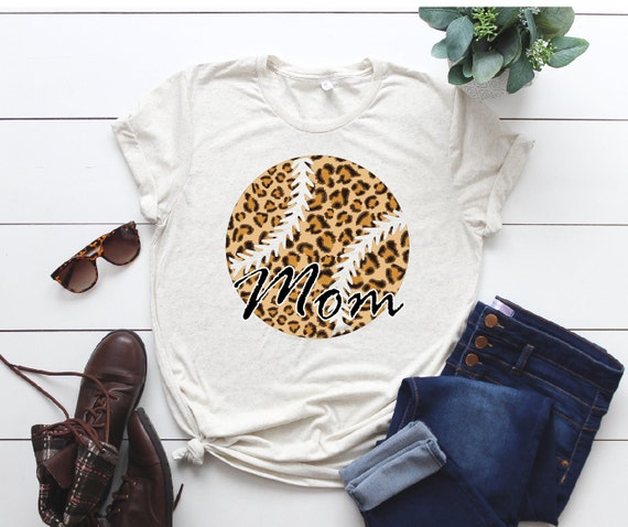 cheetah print baseball tee - In A 