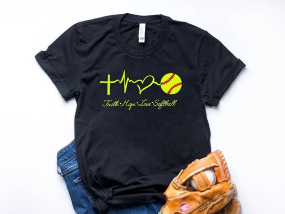 i love softball shirts