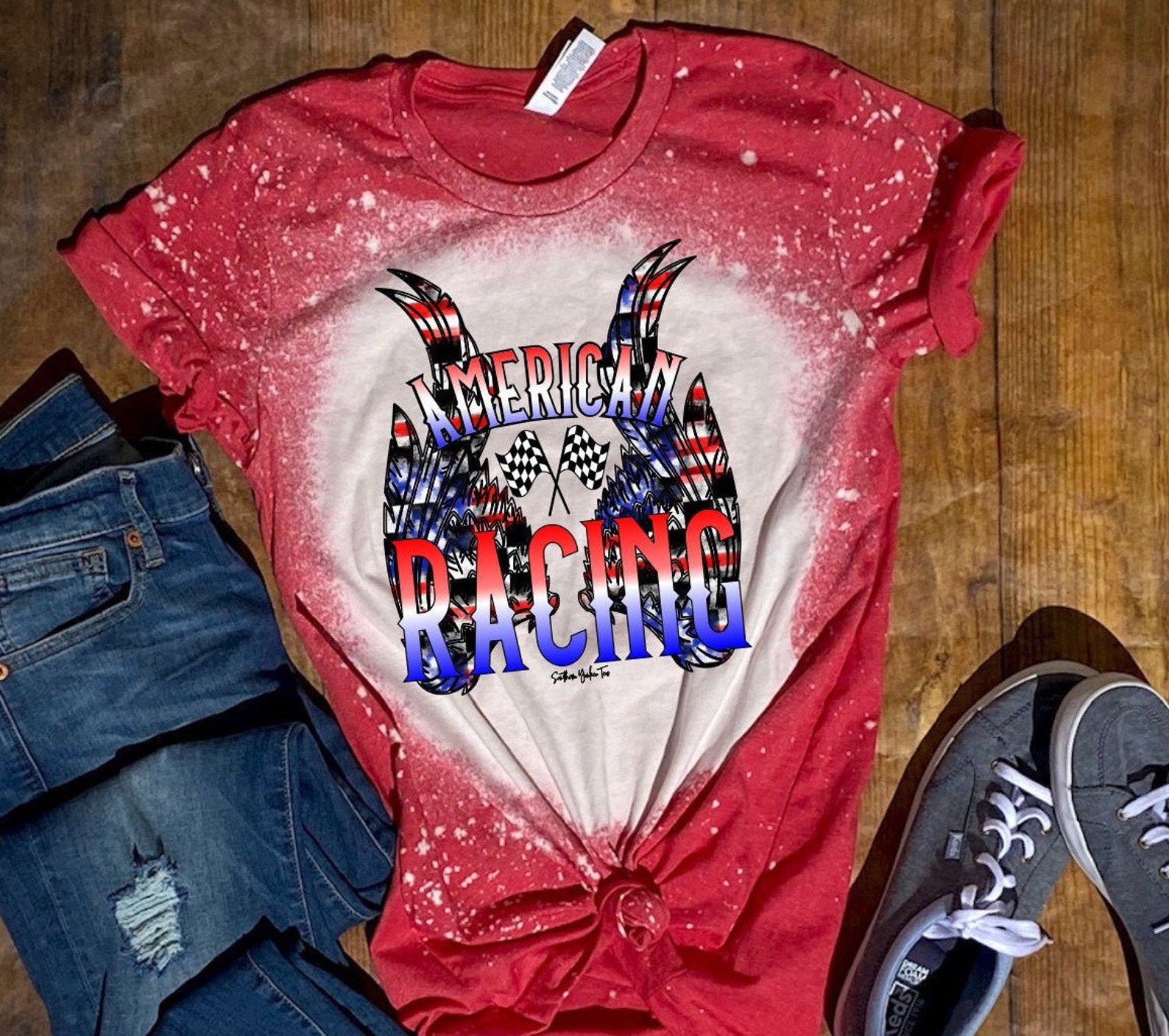bleached racing shirts