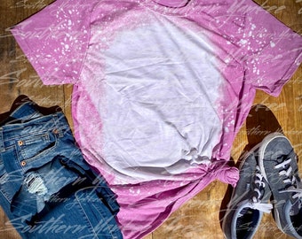 Bleached Gildan Softstyle Heather 