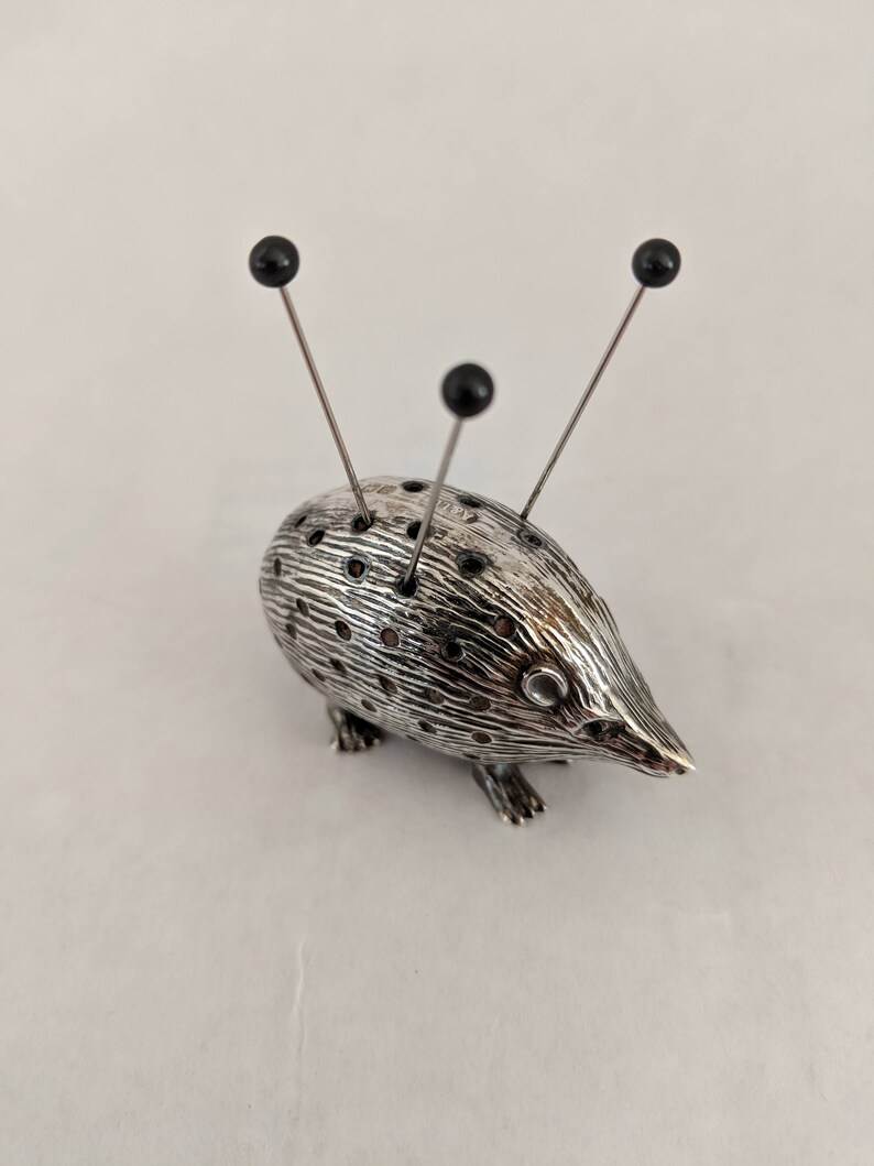 Antique Sterling Silver Pin Cushion Etsy