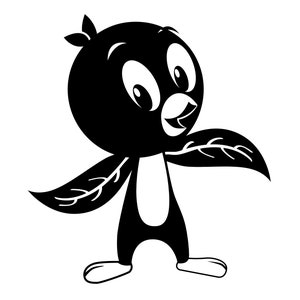 The Orange Bird Decal