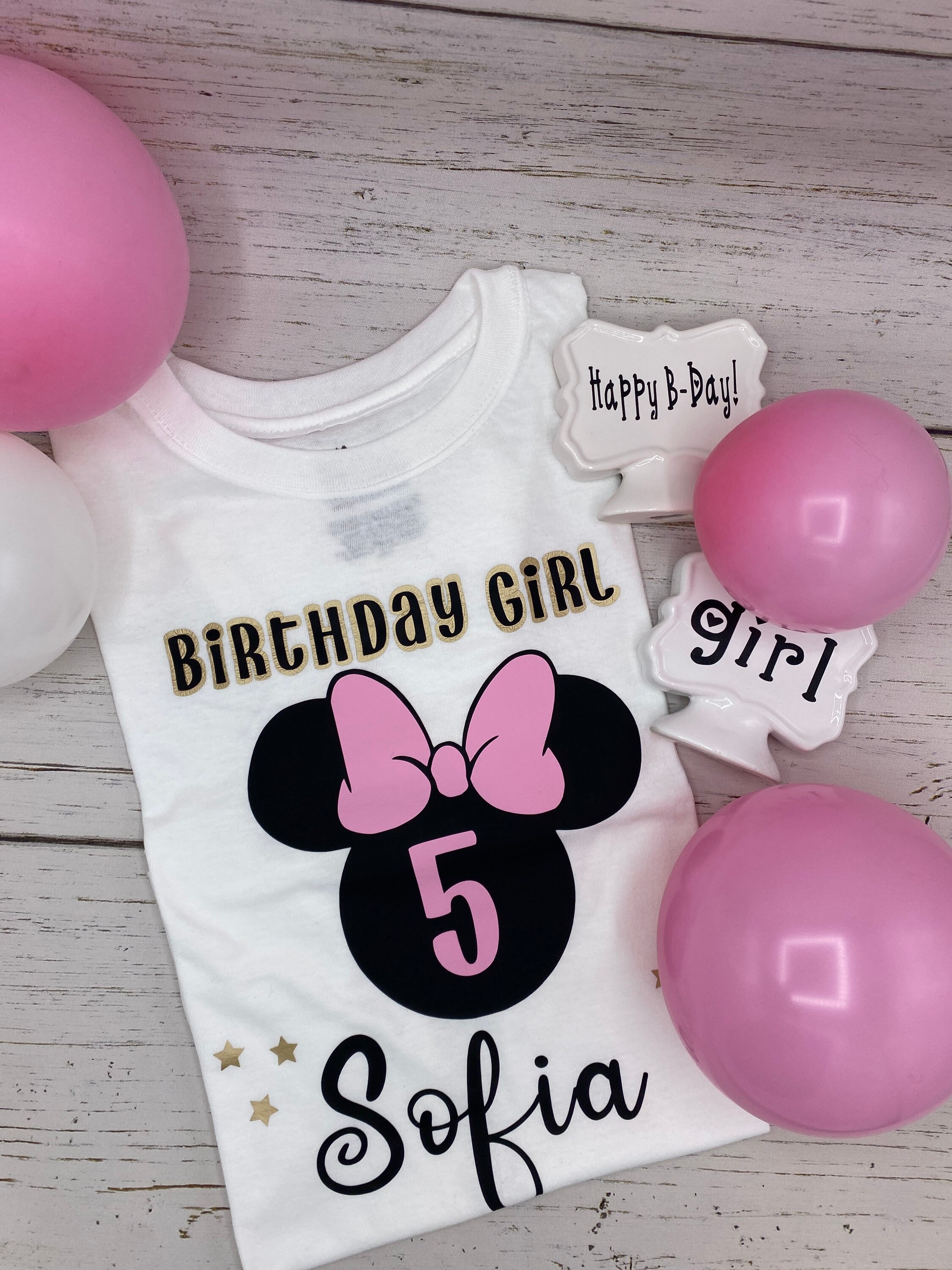 Premium Minnie Mouse Birthday Girl Shirt – Celebrate with Style