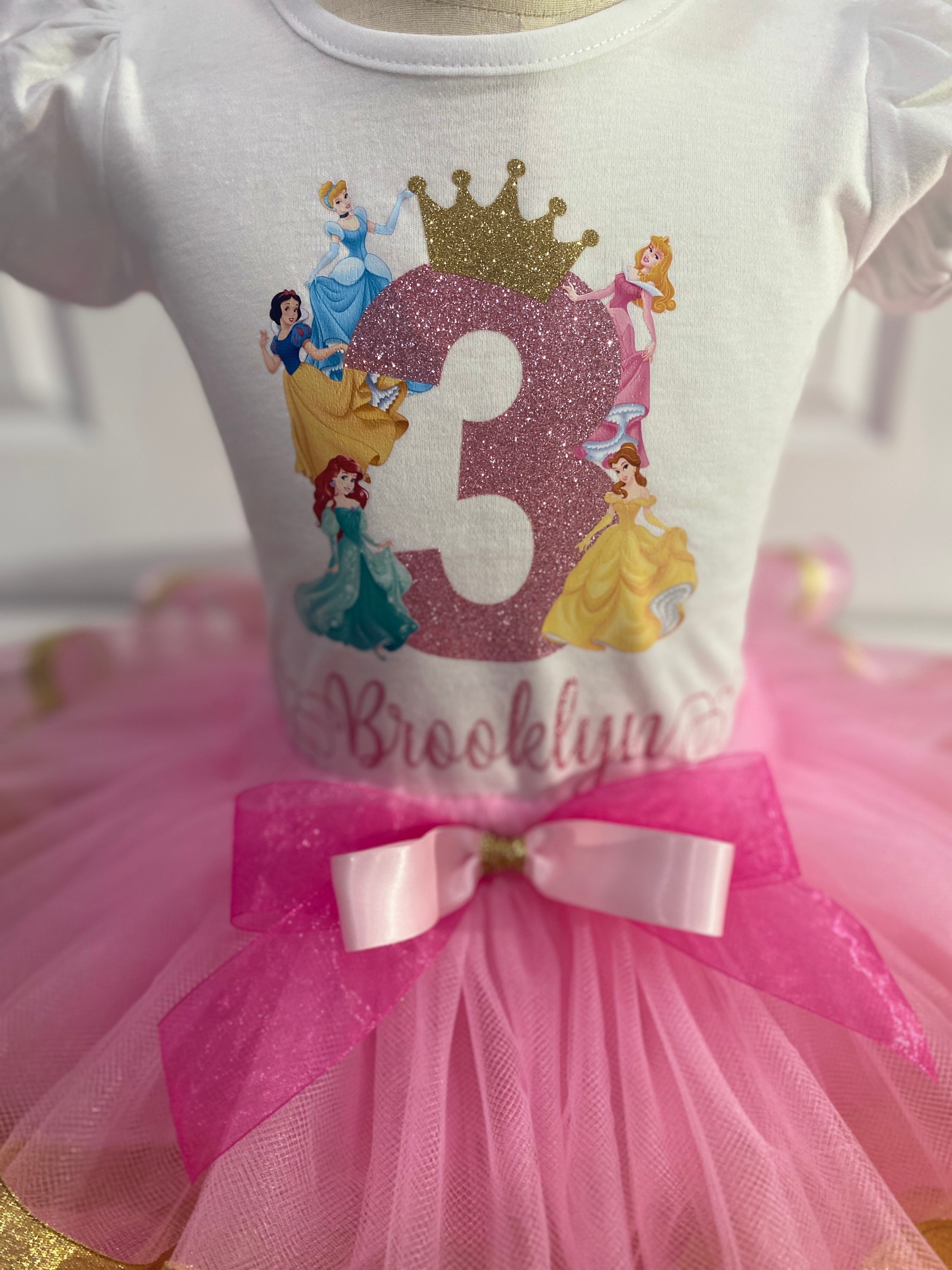 Birthday Shirt Disney Princess Birthday Tutu Outfits Minnie Mouse