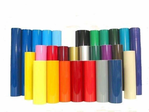 oracal 651 vinyl sheet solid color permanent adhesive 3 5 etsy