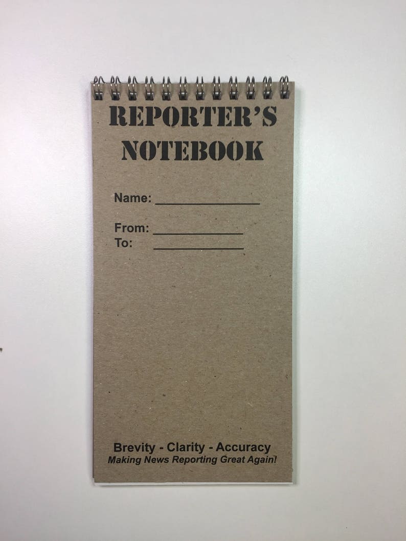 Customizable Reporters Notebook 10 Pack 4 X 8 | Etsy