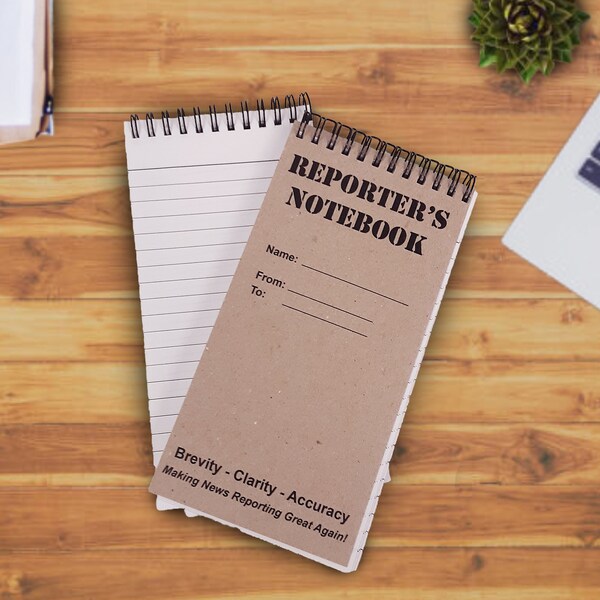 Reporter Notebook Etsy