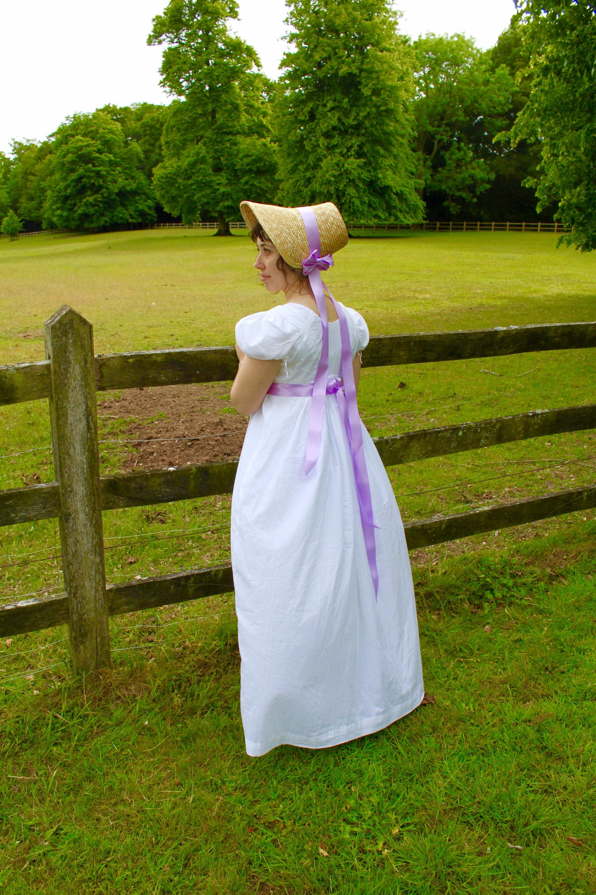 Linen Regency Dress - Etsy