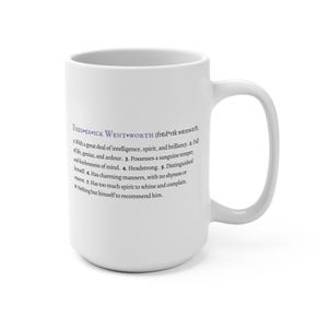 Captain Wentworth Mug 15oz - Jane Austen Character Definition Collection