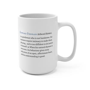 Edward Ferrars Mug 15oz - Jane Austen Character Collection Mug