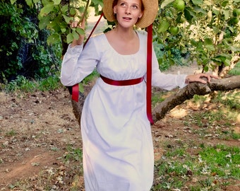 Long Sleeve Regency Gown