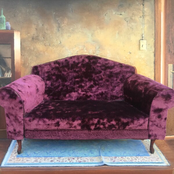 Purple Couch Etsy