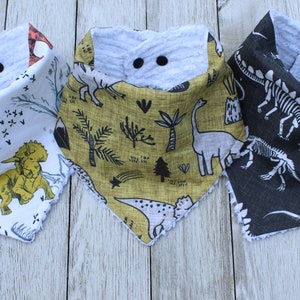 Dionsaur Bandana Bibs | Dinosaur Bibs | Baby Boy Bibs | Baby Boy | Baby Boy Shower Gift | Baby Boy Shower | Baby Shower Gift | Newborn Gift