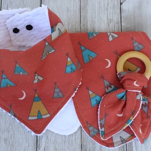 Teepee Baby Shower Gift Set | Baby Boy | Baby Boy Gift | Boho Baby Boy Gift | Boho Baby Shower | Baby Boy | New Mom Gift | Newborn Gift Set