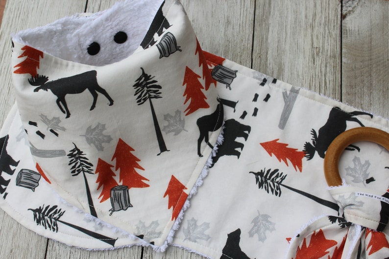 Baby Boy Gift Set Woodland Baby Gift | Baby Boy Teether Baby Boy Baby Boy Shower Baby Gift Shower Gift Baby Boy Woodland Set