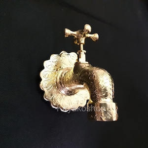Moroccan Brass Faucet with Simple one Handles - Moroccan Water faucet - Water Faucet style - Bathroom faucet - Kitchen faucet