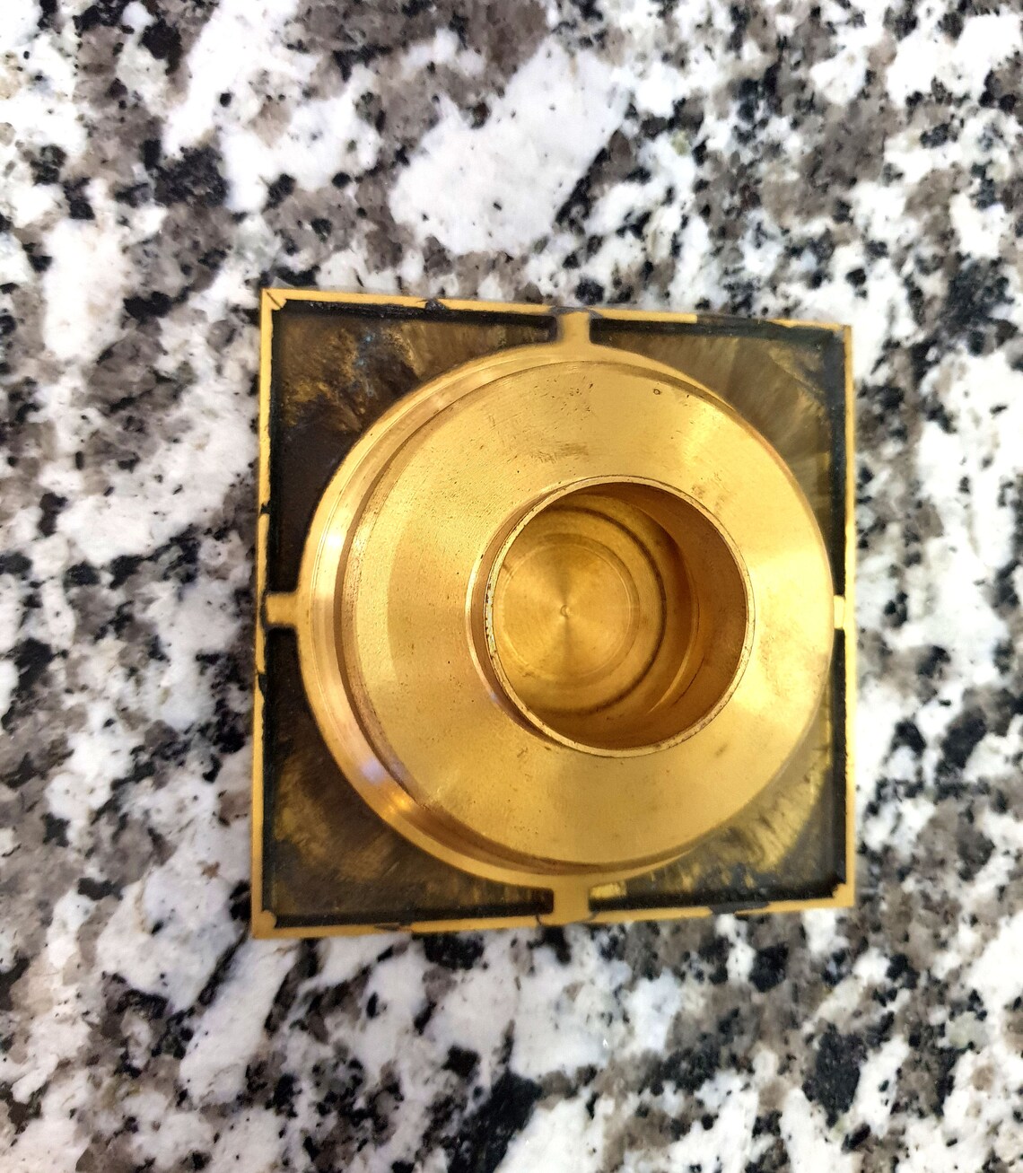 Square Shower Drain Brass Square shower drain plate Solid Etsy