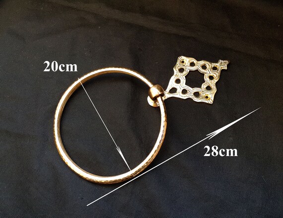 Moroccan Brass Towel Holder Ring Brass Towel Ring Engraved Morocco Handmade Brass  Towel Holder Ring Decorative Brass Towel Ring -  Canada