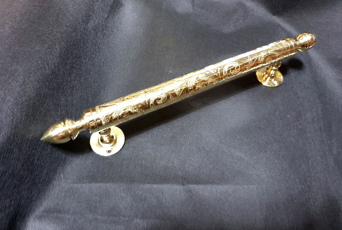 Cajón de latón perilla placa trasera gota tira de la cómoda | Etsy