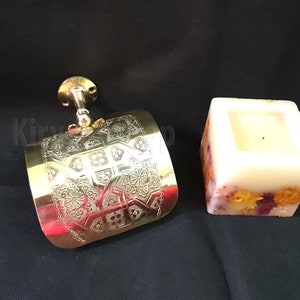 Porta rotolo di carta igienica in ottone per bagno, porta rotolo di carta igienica in ottone marocchino - Decorazione per il bagno Carta igienica incisa