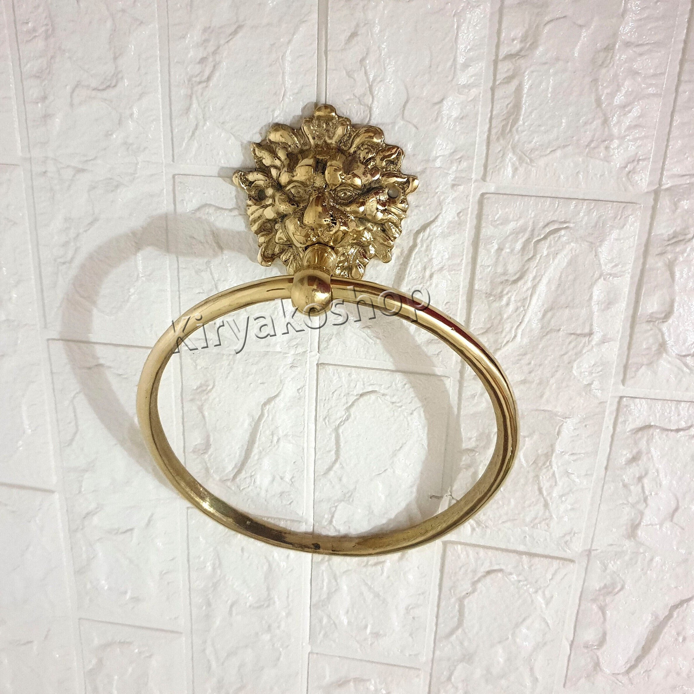 Lion head towel ring deals