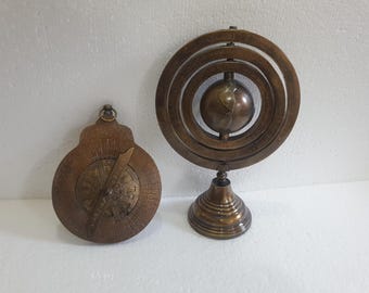 ブロンズキーチェーン アストロラーベ そろばん、アストロラーベ