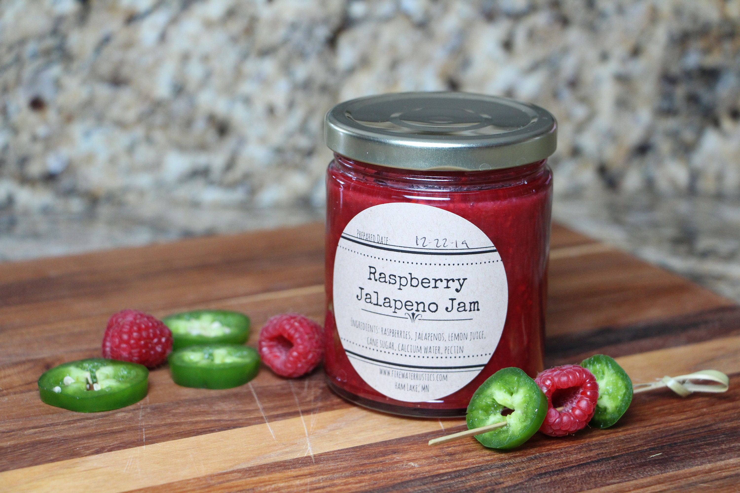 Raspberry Jalapeno Jam jam jelly spread condiment low Etsy