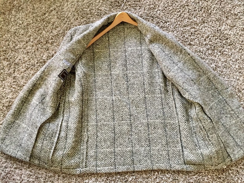 50/% OFF Mr Guy luxury tweed herringbone sport coat 1980/'s L