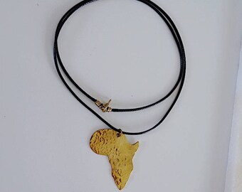 Golden Africa necklace /