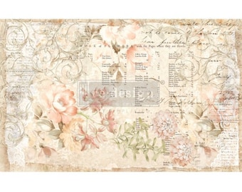 Re-Design with PRIMA #647469 Floral Parchment