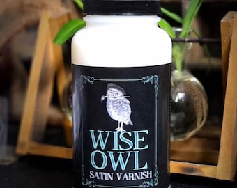 Wise Owl Satin topcoat Varnish