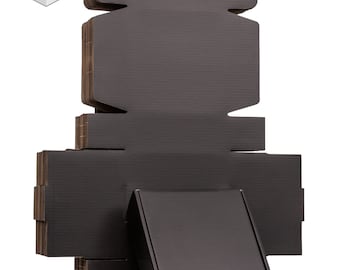 InkrediPack™ Easy Fold Corrugated Matte Finish Gift Box, Shipping Box and Mailer Boxes - "12L X 8.5"W X 2"H - 50 Pack