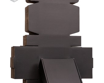 InkrediPack™ Easy Fold Corrugated Matte Finish Gift Box, Shipping Box and Mailer Boxes - "6L X 4"W X 1.5"H - 50 Pack