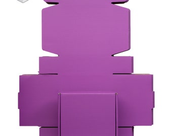InkrediPack™ Easy Fold Corrugated Matte Finish Gift Box, Shipping Box and Mailer Boxes - 4"L X 4"W X 2"H - 50 Pack
