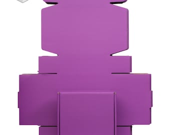 InkrediPack™ Easy Fold Corrugated Matte Finish Gift Box, Shipping Box and Mailer Boxes - 6"L X 6"W X 2"H - 10 Pack