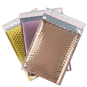 InkrediPack™ 8.5" X 12" #2 Self Seal Metallic Foil Glamour Bubble Mailers - 10 Pack (Usable size: 8.5" X 11") (Vaughan, ON Warehouse)