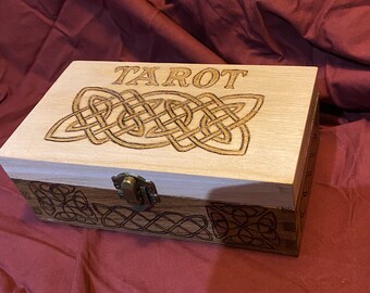 Tarot Box with Celtic Knot Work