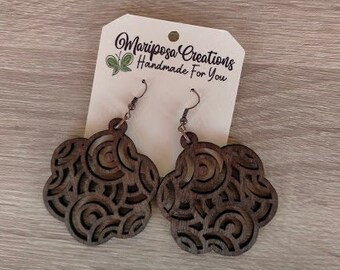 Wooden earrings