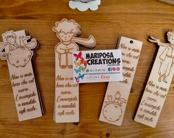 Little Prince wooden bookmark