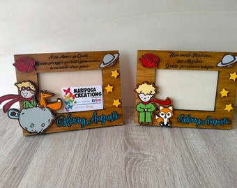 Little Prince wooden photo frame