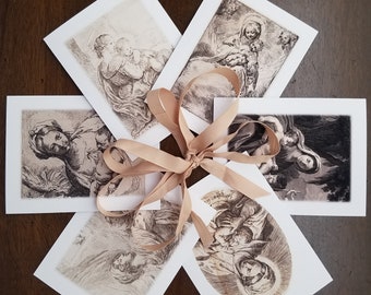 Madonna & Child Blank Note Card Set | Fine Art Cards | Blank Notecards | Mother's Day Gift | Gift for Mom | Teacher Gift | New Mom Gifts