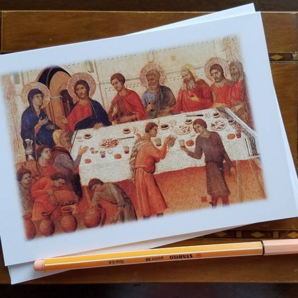 Wedding Card | Happy Wedding Day Card | Congratulations Wedding Cards | Wedding at Cana | Catholic Wedding | Religious Wedding Cards