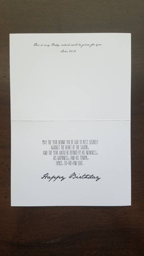 Happy Birthday Card Religious Birthday Card Friend Birthday Birthday ...
