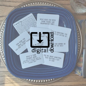 Printable Conversation Starters | EMPATHY | Digital Download Conversation Prompts | Family Conversation Starters | Catholic Back to School