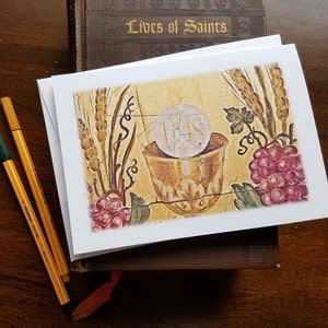 First Communion Card | First Holy Communion | First Communion Gift | Congratulations on your First Communion Day | Catholic greeting cards