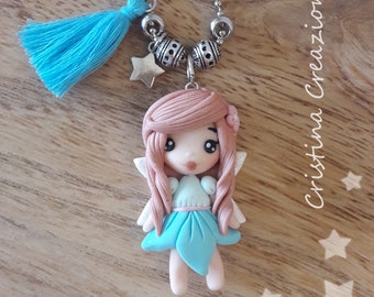 Blue Fairy Necklace