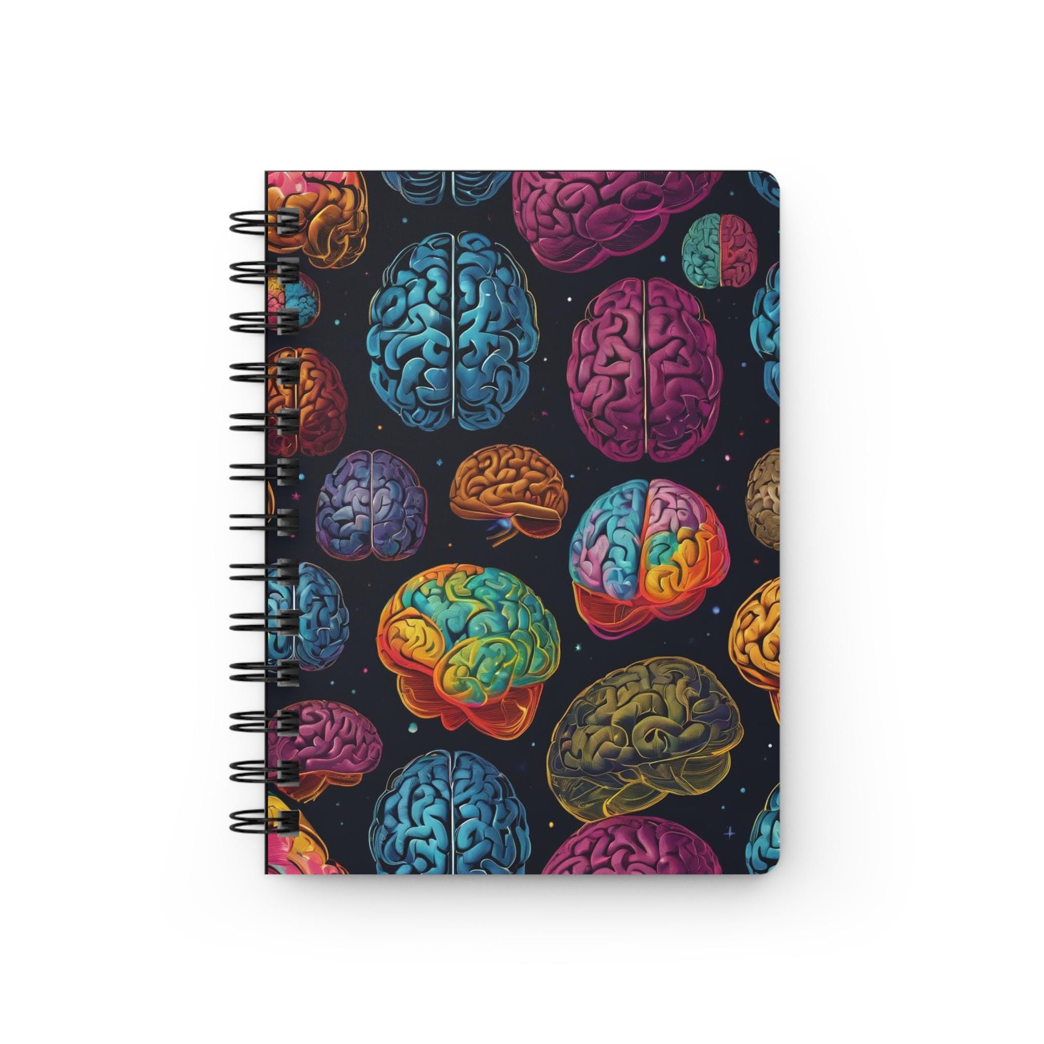 Neurodivergent Brains Spiral Bound Journal, Dream Diary, Notebook, Autism Awareness, ADHD, Mental Health, Gift