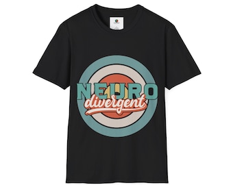 Camiseta unisex neurodivergente, camiseta de concienciación sobre el autismo, camiseta sensorialmente amigable, regalo de neurodiversidad, ropa inclusiva